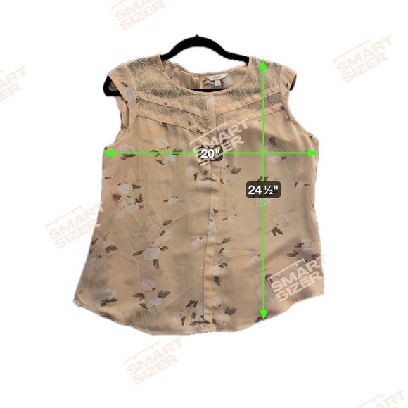 Pink floral shirt by candies size large - Picture 7 of 7